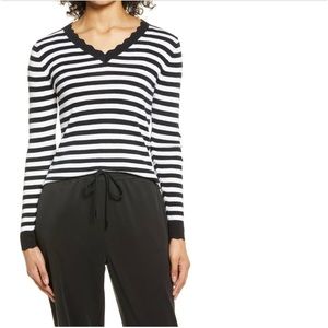 NORDSTOM super soft striped sweater-LIKE NEW CONDITION